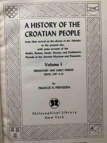 A History of the Croatian People 